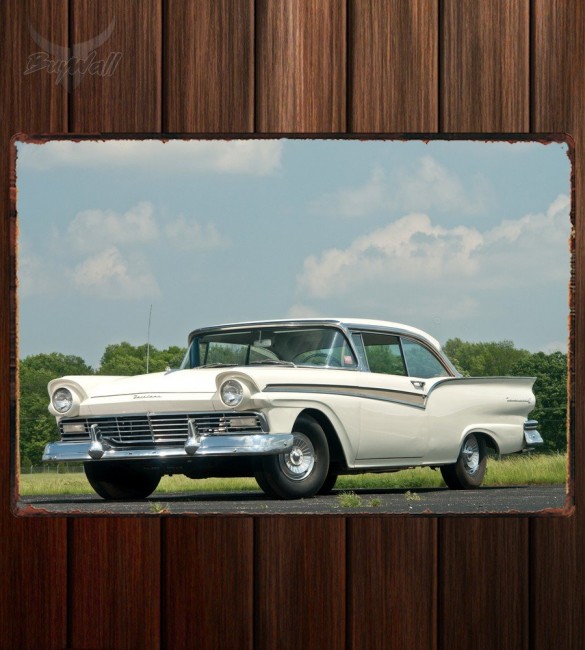 Металлическая табличка Ford Fairlane 500 Club Victoria Металлическая табличка Ford Fairlane 500 Club Victoria